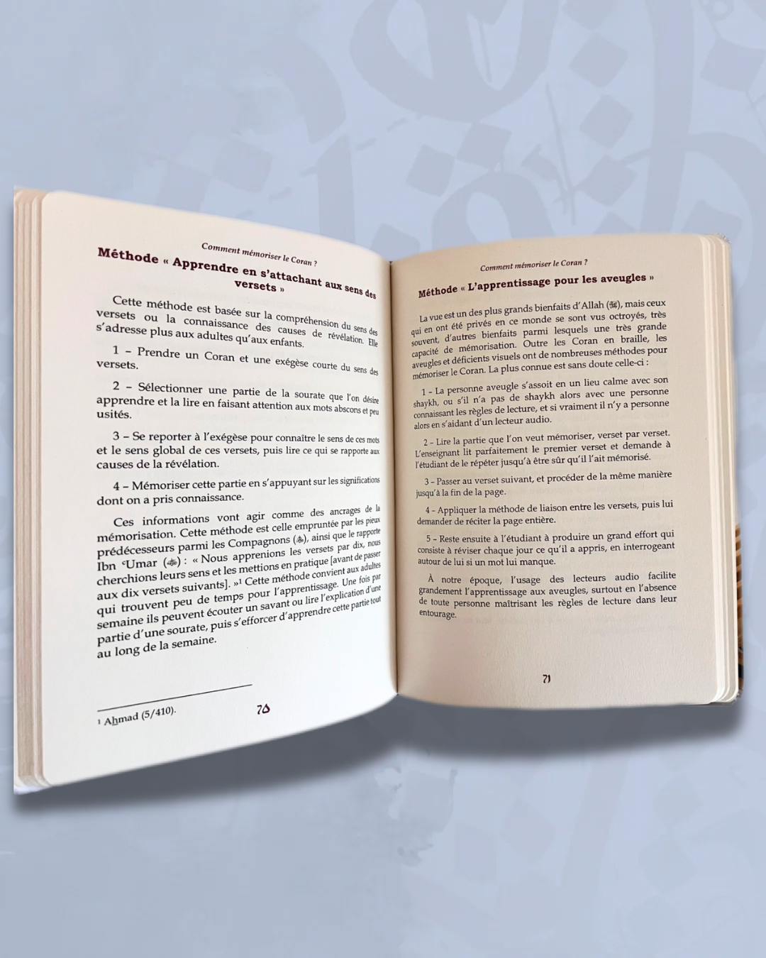 Comment mémoriser le Coran ? Méthode, conseils, programmes - Éditions Tawbah