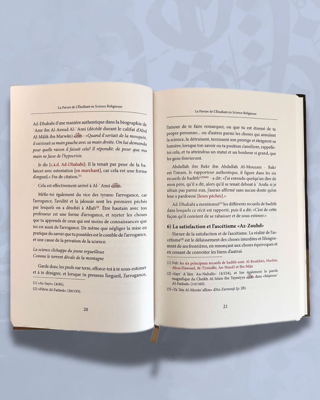 La Parure de l'Etudiant en Science Religieuse - Éditions Ibn Badis